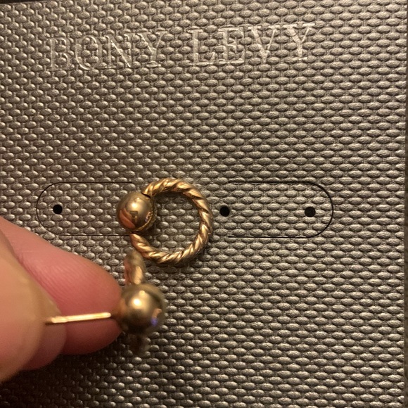 BONY LEVY 18K Gold Icons Beaded ⭕️ Stud Earrings - Picture 8 of 10